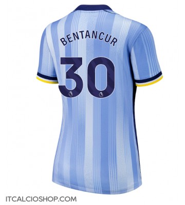 Tottenham Hotspur Rodrigo Bentancur #30 Seconda Maglia Femmina 2024-25 Manica Corta